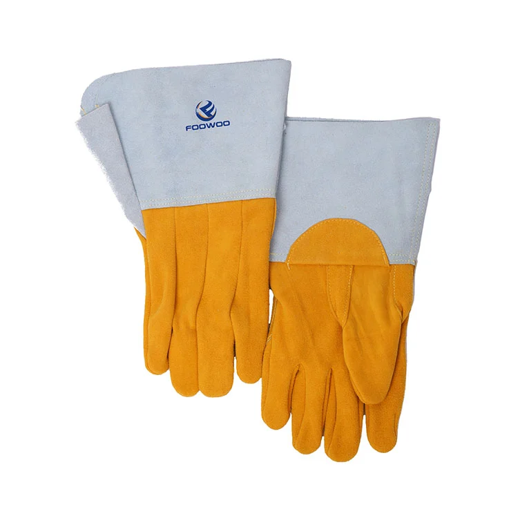 Gants de soudage TIG en peau de cerf inversé